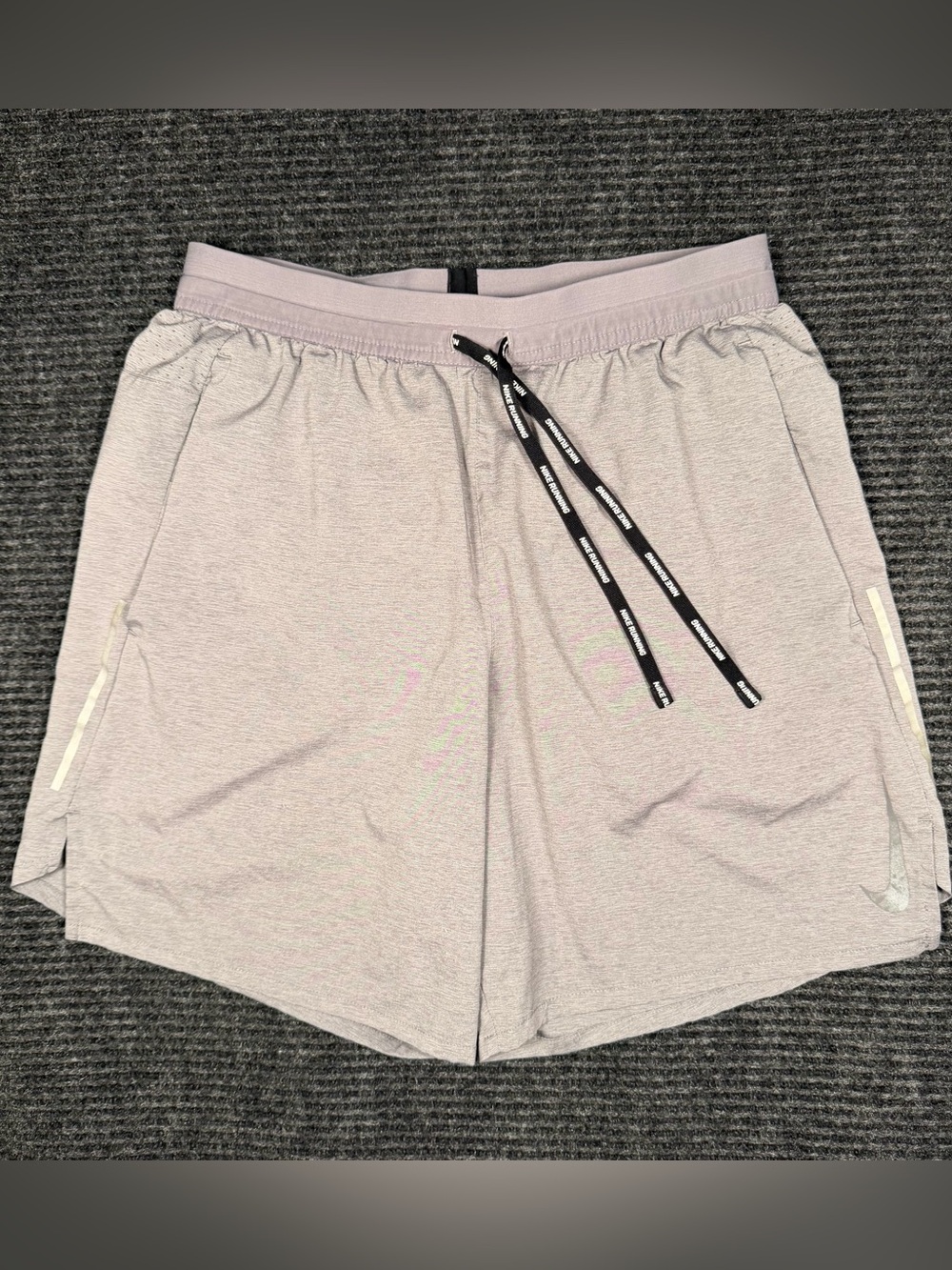 Men's Nike Dri-Fit Light Gray Performance Drawstring Shorts